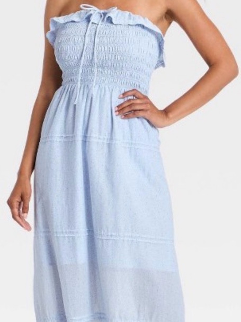Women's Cotton Maxi Pullover Sundress
- Universal Thread™ Blue S Small